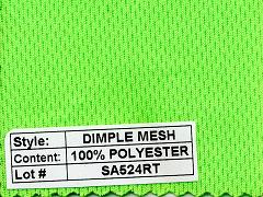 Dimple Mesh 100% Poly 180 Gram